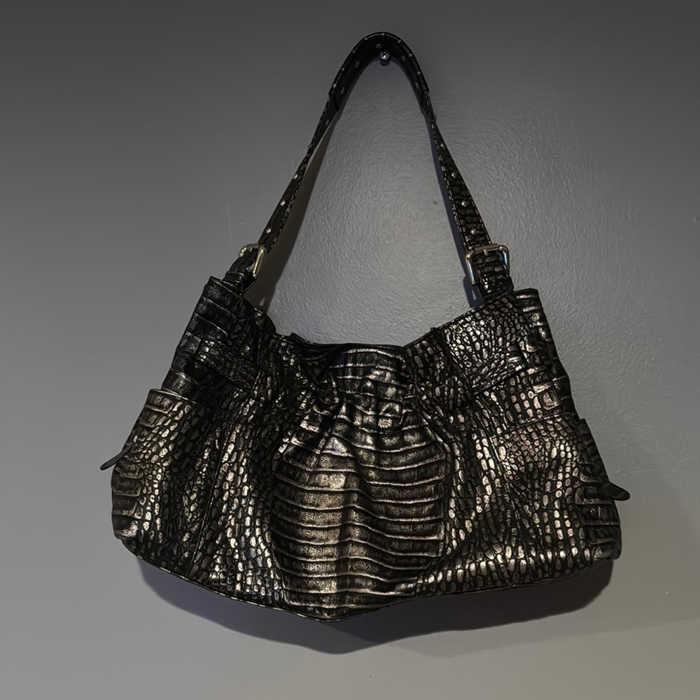 Randolph Duke Black‎ Shoulder Bag  Exotic 100% genuine Leather
